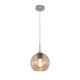 InLight Κρεμαστό φωτιστικό από μελί γυαλί 1XE27 D:18cm (4039-B-Amber) InLight Κρεμαστό φωτιστικό από μελί γυαλί 1XE27 D:18cm (4039-B-Amber)