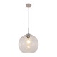 InLight Κρεμαστό φωτιστικό από διάφανο γυαλί 1XE27 D:30cm (4039-A-Transparent)