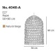 InLight Κρεμαστό Φωτιστικό από σχοινί 1xE27 D:50cm (4048-A)