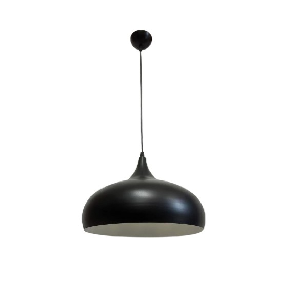 InLight Κρεμαστό φωτιστικό από μαύρο μέταλλο 1XE27 D:36cm (4052-BL) InLight Κρεμαστό φωτιστικό από μαύρο μέταλλο 1XE27 D:36cm (4052-BL)