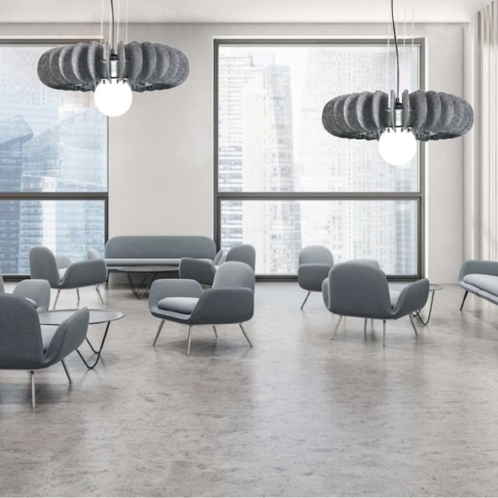 Inlight Acoustic Light 1xE27 Pendant Light D:50x12cm (4059) Inlight Acoustic Light 1xE27 Pendant Light D:50x12cm (4059)