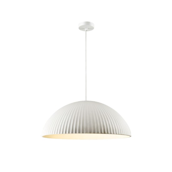 Inlight Κρεμαστό φωτιστικό λευκό από γύψο 1XE27 D:60cm (4063-White) Inlight Κρεμαστό φωτιστικό λευκό από γύψο 1XE27 D:60cm (4063-White)