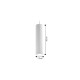 Inlight Κρεμαστό φωτιστικό λευκό από γύψο 1XGU10 D:30cm (4064-White) Inlight Κρεμαστό φωτιστικό λευκό από γύψο 1XGU10 D:30cm (4064-White)