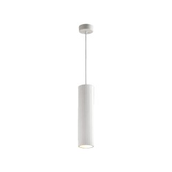 Inlight Κρεμαστό φωτιστικό λευκό από γύψο 1XGU10 D:30cm (4064-White)