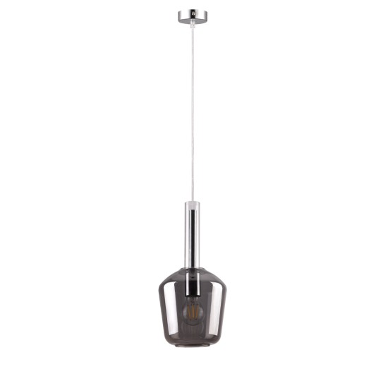 Inlight Κρεμαστό φωτιστικό από φιμέ γυαλί 1XE27 D:18x36cm (4079) Inlight Κρεμαστό φωτιστικό από φιμέ γυαλί 1XE27 D:18x36cm (4079)