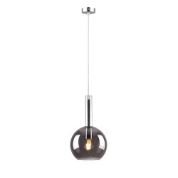 Inlight Κρεμαστό φωτιστικό από φιμέ γυαλί 1XE27 D:20x36cm (4080)