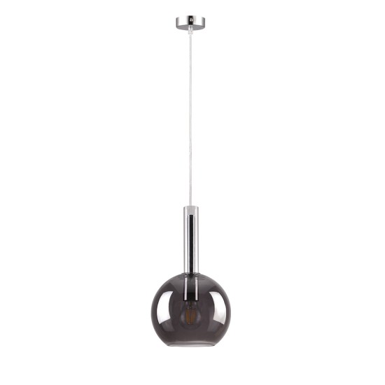 Inlight Κρεμαστό φωτιστικό από φιμέ γυαλί 1XE27 D:20x36cm (4080) Inlight Κρεμαστό φωτιστικό από φιμέ γυαλί 1XE27 D:20x36cm (4080)