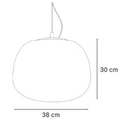 InLight Κρεμαστό Φωτιστικό Οροφής Λευκή Οπαλίνα 38cm – Ντουί E27 (4082-A) InLight Κρεμαστό Φωτιστικό Οροφής Λευκή Οπαλίνα 38cm – Ντουί E27 (4082-A)
