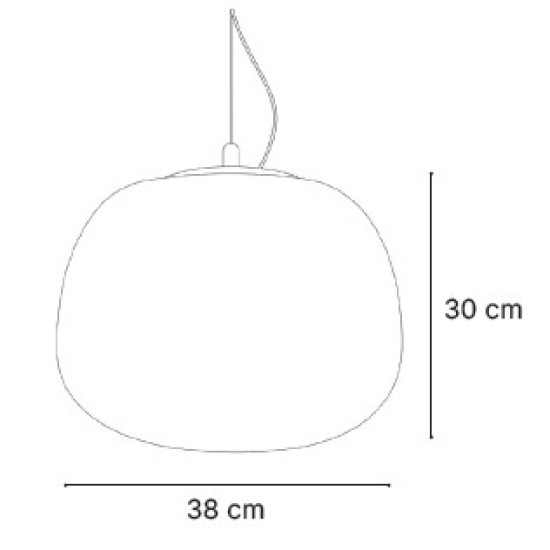 InLight Κρεμαστό Φωτιστικό Οροφής Λευκή Οπαλίνα 38cm – Ντουί E27 (4082-A) InLight Κρεμαστό Φωτιστικό Οροφής Λευκή Οπαλίνα 38cm – Ντουί E27 (4082-A)