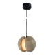 InLight Κρεμαστό φωτιστικό γκρι από travertine marble 1XG9 D:13 x 14cm (4092) InLight Κρεμαστό φωτιστικό γκρι από travertine marble 1XG9 D:13 x 14cm (4092)