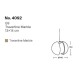 InLight Κρεμαστό φωτιστικό γκρι από travertine marble 1XG9 D:13 x 14cm (4092) InLight Κρεμαστό φωτιστικό γκρι από travertine marble 1XG9 D:13 x 14cm (4092)