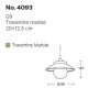 InLight Κρεμαστό φωτιστικό γκρι από travertine marble 1XG9 D:20 x 12.5cm (4093) InLight Κρεμαστό φωτιστικό γκρι από travertine marble 1XG9 D:20 x 12.5cm (4093)