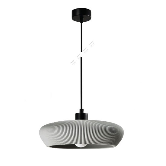 Inlight Κρεμαστό Γύψινο Φωτιστικό E27, Γκρι, D:30x8,5cm(4102-B-Gray) Inlight Κρεμαστό Γύψινο Φωτιστικό E27, Γκρι, D:30x8,5cm(4102-B-Gray)