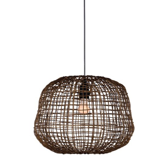 InLight Κρεμαστό φωτιστικό από ρατάν 1XE27 D:30x40cm (4104-B) InLight Κρεμαστό φωτιστικό από ρατάν 1XE27 D:30x40cm (4104-B)
