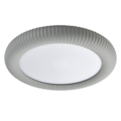 Inlight Φωτιστικό Οροφής Γύψινο LED 36W, 3000K, Γκρι D:40x6,5cm(42054-Gray)