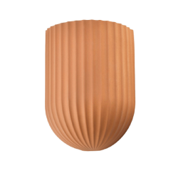InLight Φωτιστικό Τοίχου Γύψινο GU10, Κεραμιδί D:13x16x7,5cm(43074-Terracotta)