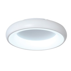 InLight Πλαφονιέρα οροφής LED 36W 3CCT από λευκό ακρυλικό D:60cm (42020-A-White)