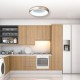 InLight Πλαφονιέρα οροφής LED 24W 3CCT (by tuya) από μαύρο και λευκό ακρυλικό D:40cm (42020-B-Black) InLight Πλαφονιέρα οροφής LED 24W 3CCT (by tuya) από μαύρο και λευκό ακρυλικό D:40cm (42020-B-Black)