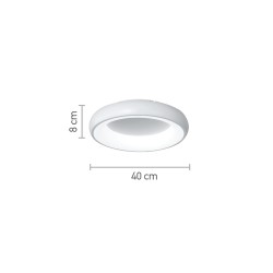 InLight Πλαφονιέρα οροφής LED 24W 3CCT από χρυσαφί και λευκό ακρυλικό D:40cm (42021-B-Golden) InLight Πλαφονιέρα οροφής LED 24W 3CCT από χρυσαφί και λευκό ακρυλικό D:40cm (42021-B-Golden)