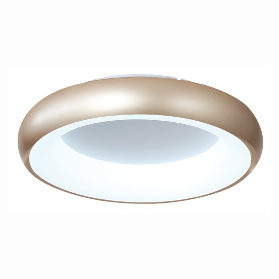 InLight Πλαφονιέρα οροφής LED 24W 3CCT από χρυσαφί και λευκό ακρυλικό D:40cm (42021-B-Golden) InLight Πλαφονιέρα οροφής LED 24W 3CCT από χρυσαφί και λευκό ακρυλικό D:40cm (42021-B-Golden)