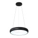 InLight Κρεμαστό φωτιστικό LED 36W 3CCT από μαύρο και λευκό ακρυλικό D:60cm (42023-Α-Black) InLight Κρεμαστό φωτιστικό LED 36W 3CCT από μαύρο και λευκό ακρυλικό D:60cm (42023-Α-Black)