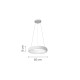 InLight Κρεμαστό φωτιστικό LED 36W 3CCT από λευκό ακρυλικό D:60cm (42023-A-White) InLight Κρεμαστό φωτιστικό LED 36W 3CCT από λευκό ακρυλικό D:60cm (42023-A-White)