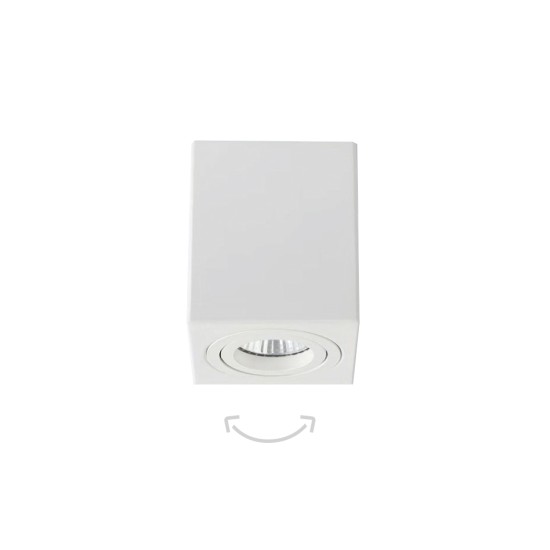 InLight Φωτιστικό οροφής από λευκό μέταλλο 1XGU10 D:7,8cm (42026-WH) InLight Φωτιστικό οροφής από λευκό μέταλλο 1XGU10 D:7,8cm (42026-WH)