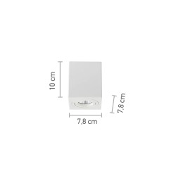 InLight Φωτιστικό οροφής από λευκό μέταλλο 1XGU10 D:7,8cm (42026-WH) InLight Φωτιστικό οροφής από λευκό μέταλλο 1XGU10 D:7,8cm (42026-WH)