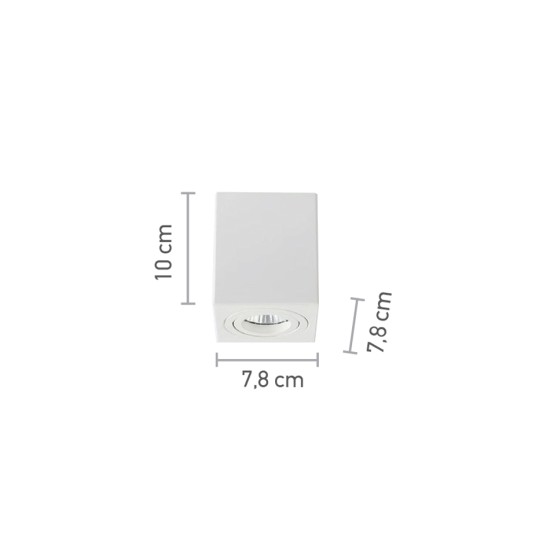 InLight Φωτιστικό οροφής από λευκό μέταλλο 1XGU10 D:7,8cm (42026-WH) InLight Φωτιστικό οροφής από λευκό μέταλλο 1XGU10 D:7,8cm (42026-WH)