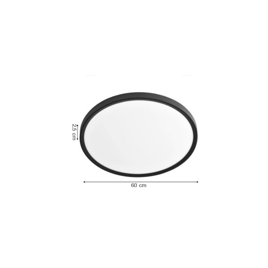 Inlight Πλαφονιέρα οροφής LED 50W 3CCT (by switch on base) σε ασημί απόχρωση D:60x2,5cm (42036-A-Silver) Inlight Πλαφονιέρα οροφής LED 50W 3CCT (by switch on base) σε ασημί απόχρωση D:60x2,5cm (42036-A-Silver)