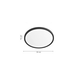 Inlight Πλαφονιέρα οροφής LED 40W 3CCT (by switch on base) σε ασημί απόχρωση D:50x2,5cm (42036-B-Sillver) Inlight Πλαφονιέρα οροφής LED 40W 3CCT (by switch on base) σε ασημί απόχρωση D:50x2,5cm (42036-B-Sillver)