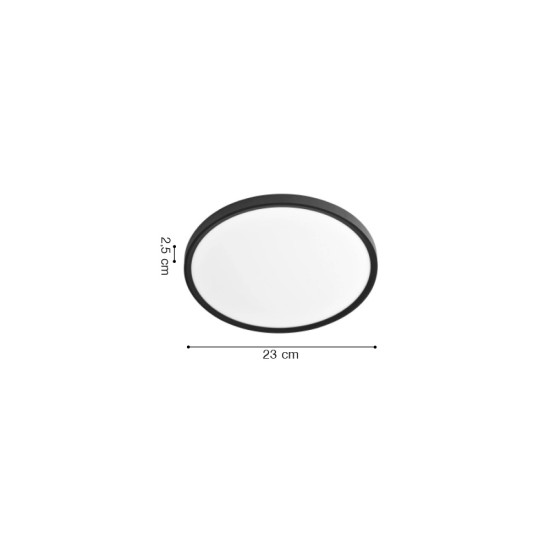 Inlight Πλαφονιέρα οροφής LED 18W 3CCT (by switch on base) σε ασημί απόχρωση D:23x2,5cm (42036-E-Silver) Inlight Πλαφονιέρα οροφής LED 18W 3CCT (by switch on base) σε ασημί απόχρωση D:23x2,5cm (42036-E-Silver)