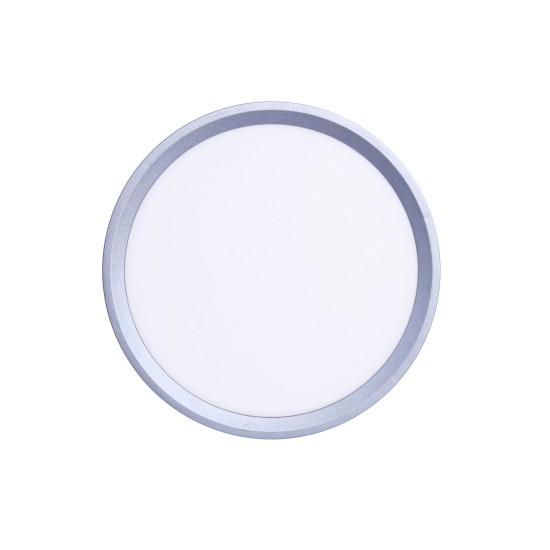Inlight Πλαφονιέρα οροφής LED 24W 3CCT (by switch on base) σε ασημί απόχρωση D:30x2,5cm (42036-D-Silver) Inlight Πλαφονιέρα οροφής LED 24W 3CCT (by switch on base) σε ασημί απόχρωση D:30x2,5cm (42036-D-Silver)