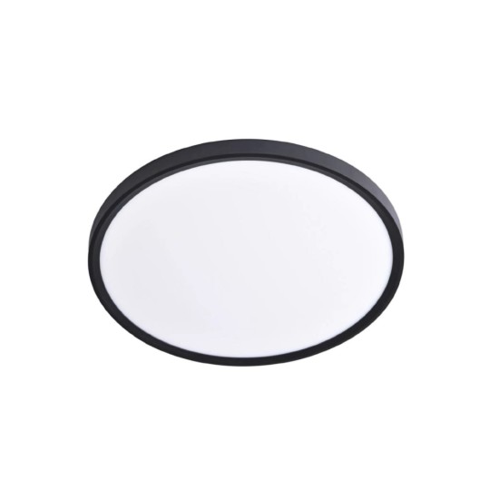 Inlight Πλαφονιέρα οροφής LED 40W 3CCT (by switch on base) σε μαύρη απόχρωση D:50x2,5cm (42036-B-Black) Inlight Πλαφονιέρα οροφής LED 40W 3CCT (by switch on base) σε μαύρη απόχρωση D:50x2,5cm (42036-B-Black)