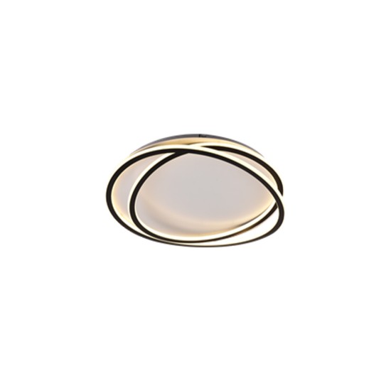 Inlight Πλαφονιέρα οροφής LED 38W 3CCT σε μαύρη απόχρωση D:50x12cm (42037-Black) Inlight Πλαφονιέρα οροφής LED 38W 3CCT σε μαύρη απόχρωση D:50x12cm (42037-Black)