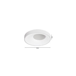 Inlight Πλαφονιέρα οροφής LED 36W 3CCT από γκρί μέταλλο και ακρυλικό D:48cm (42040-Grey) Inlight Πλαφονιέρα οροφής LED 36W 3CCT από γκρί μέταλλο και ακρυλικό D:48cm (42040-Grey)