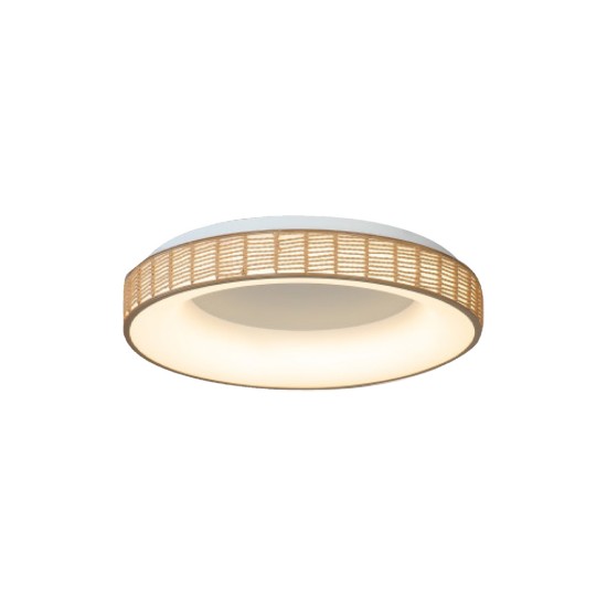 Inlight Πλαφονιέρα Οροφής LED από σχοινί 3CCT, 25W D:50x9,5cm (42042)
