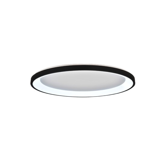 Inlight Πλαφονιέρα οροφής LED 38W 3CCT από μαύρο μέταλλο και ακρυλικό D:80x5cm (42044-A-Black) Inlight Πλαφονιέρα οροφής LED 38W 3CCT από μαύρο μέταλλο και ακρυλικό D:80x5cm (42044-A-Black)