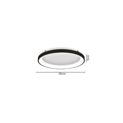 Inlight Πλαφονιέρα οροφής LED 28W 3CCT από λευκό μέταλλο και ακρυλικό D:60x5cm (42044-B-White) Inlight Πλαφονιέρα οροφής LED 28W 3CCT από λευκό μέταλλο και ακρυλικό D:60x5cm (42044-B-White)
