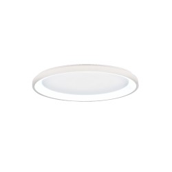 Inlight Πλαφονιέρα οροφής LED 28W 3CCT από λευκό μέταλλο και ακρυλικό D:60x5cm (42044-B-White)