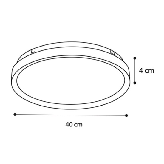 Inlight Πλαφονιέρα οροφής LED 28W 3CCT από λευκό μέταλλο και ακρυλικό D:50x5cm (42044-C-White) Inlight Πλαφονιέρα οροφής LED 28W 3CCT από λευκό μέταλλο και ακρυλικό D:50x5cm (42044-C-White)