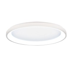 Inlight Πλαφονιέρα οροφής LED 28W 3CCT από λευκό μέταλλο και ακρυλικό D:50x5cm (42044-C-White)