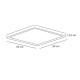 InLight Πλαφονιέρα οροφής LED 40W 3CCT (by switch on base) από μαύρο μέταλλο D:50cm (42045-Black) InLight Πλαφονιέρα οροφής LED 40W 3CCT (by switch on base) από μαύρο μέταλλο D:50cm (42045-Black)