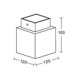 InLight Πλαφονιέρα οροφής γκρι από travertine marble 1XE27 D:12cm (42047) InLight Πλαφονιέρα οροφής γκρι από travertine marble 1XE27 D:12cm (42047)