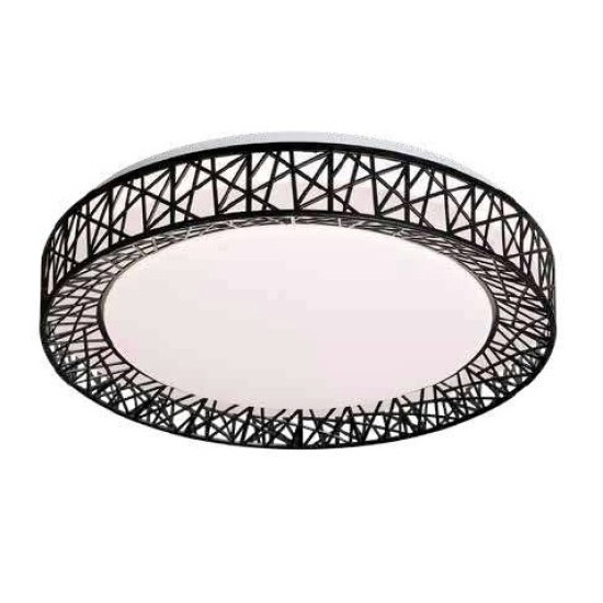 InLight Πλαφονιέρα οροφής LED 36W 4cct από λευκό ακρυλικό D:50cm (42049-Μα΄ύρο) InLight Πλαφονιέρα οροφής LED 36W 4cct από λευκό ακρυλικό D:50cm (42049-Μα΄ύρο)