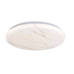 InLight Πλαφονιέρα οροφής LED 18W 4cct από λευκό ακρυλικό D:30cm (42050-C-Λευκό)