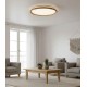 InLight Πλαφονιέρα οροφής από φυσικό ξύλο, 36W 4CCT αλουμίνιο (42052-A)
