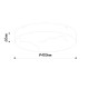 Inlight Φωτιστικό οροφής, LED 36W Alabaster & ritine, 3960 lm, 3CCT (by switch on base) D:40x6cm (42053-C) Inlight Φωτιστικό οροφής, LED 36W Alabaster & ritine, 3960 lm, 3CCT (by switch on base) D:40x6cm (42053-C)