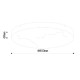 Inlight Φωτιστικό οροφής, LED 64W Alabaster & ritine, 7040 lm, 3CCT (by switch on base) D:80x6cm (42053-A) Inlight Φωτιστικό οροφής, LED 64W Alabaster & ritine, 7040 lm, 3CCT (by switch on base) D:80x6cm (42053-A)