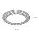 Inlight Φωτιστικό Οροφής Γύψινο LED 36W, 3000K, Γκρι D:40x6,5cm(42054-Gray) Inlight Φωτιστικό Οροφής Γύψινο LED 36W, 3000K, Γκρι D:40x6,5cm(42054-Gray)